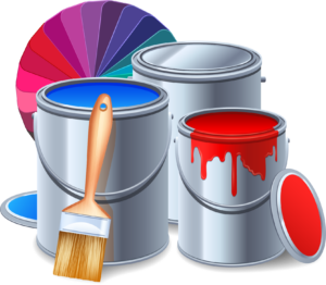 Barriles de pintura